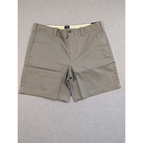 J. Crew Factory Other - J.Crew Chino Shorts Mens 33 Grey 7 Inch Inseam Cotton Stretch NWT